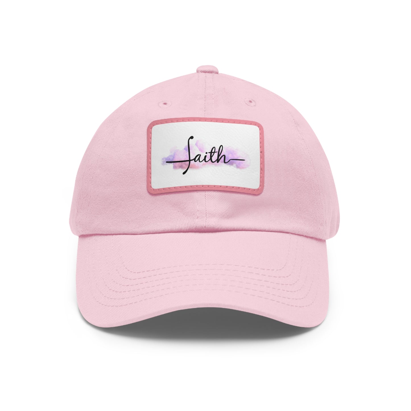 FAITH Dad Hat with Leather Patch (Rectangle)